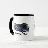 Entegra Aspire Blue Happy Place Mok (Voorkant links)