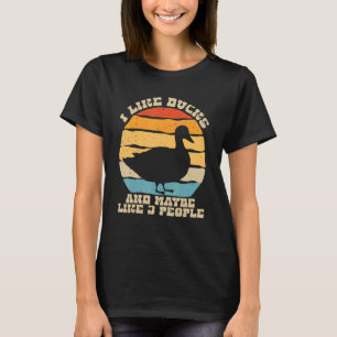 Enten Sprüche hou van eenden en misschien wel van T-shirt