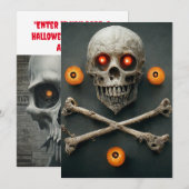 "Enter If You Dare: A Halloween Nightmare Awaits!" Kaart (Voorkant / Achterkant)