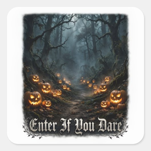 Enter If You Dare Sticker (Voorkant)