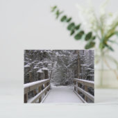 Enter - New Hampshire Snow Scene Briefkaart (Staand voorkant)