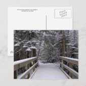 Enter - New Hampshire Snow Scene Briefkaart (Voorkant / Achterkant)