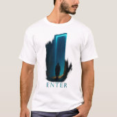 ENTER Portal T-Shirt – Dark Surreal Sci-Fi Graphic (Voorkant)