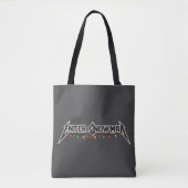 Enter Snowman Christmas Rocker Winter Rock Metal Tote Bag (Voorkant)