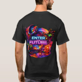 Enter the Future Galaxy T-Shirt (Achterkant)