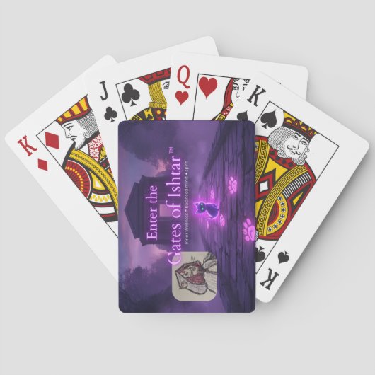 Enter the Gates of Ishtar playing cards  Pokerkaarten (Achterkant)