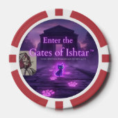 Enter the Gates of Ishtar speelkaarten Poker Chips (Voorkant)