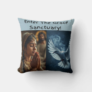 Enter The Grace sanctuary design 1 color theme 1 Kussen