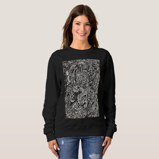 Enter, The Microdot Man Sweatshirt (Voorkant volledig)