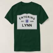 Entering Lynn Massachusetts Commonwealth of Massac T-shirt (Design voorkant)