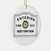 Entering YOURTOWN Ornament (Rechts)