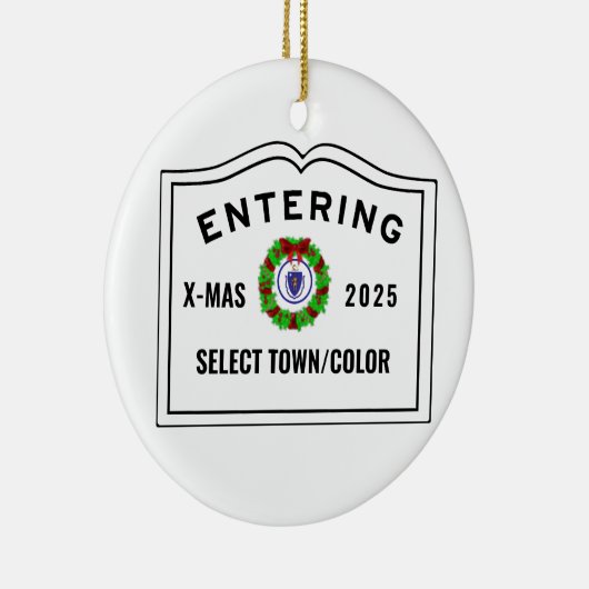 Entering YOURTOWN Ornament (Rechts)