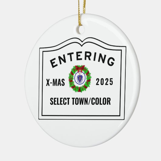 Entering YOURTOWN Ornament (Links)