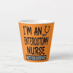 Enterostomie Zuster Funny Neursing School Medical Latte Mok