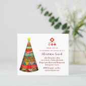 Enterprise-kerstuitnodiging (LOGO TOEVOEGEN) Folka (Staand voorkant)