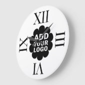 Enterprise Logo Black en White-promotie Grote Klok (Hoek)