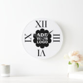 Enterprise Logo Black en White-promotie Grote Klok (Huis)