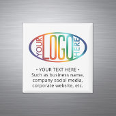 Enterprise Logo Business Promotional Branded Squar Magneet