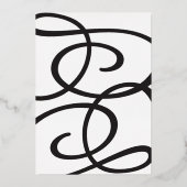 Enterprise Party 90th Birthday Gold Foil Uitnodigi Folie Uitnodiging (Achterkant)