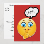 Enterprise Party/Shower-uitnodiging Kaart (Voorkant / Achterkant)