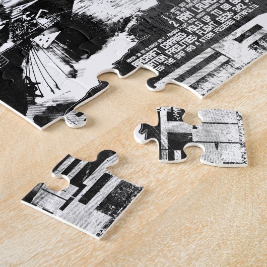 Enterprise Puzzle vliegtuig Legpuzzel (Zijkant)