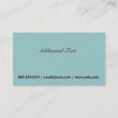 Enterprise Soft/Blue Consultant Rep Professional Visitekaartje (Achterkant)