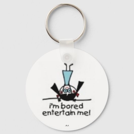 Entertain me sleutelhanger (Voorkant)