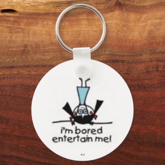 Entertain me sleutelhanger (Voorkant)