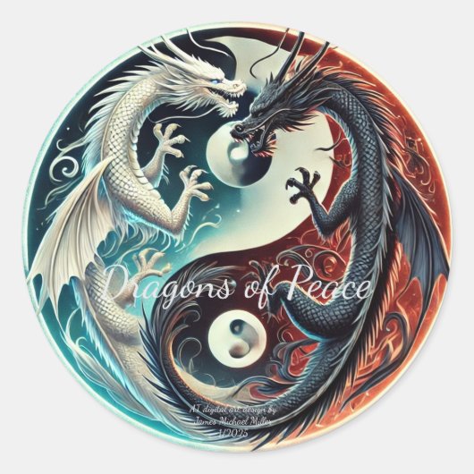 entertainer sticker van James Michael Miller (Voorkant)