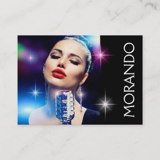 Entertainment Artiest / Agent / Spraaklessen - SRF Visitekaartje (Voorkant)