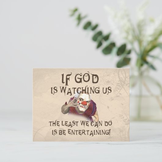 Entertainment Briefkaart (Staand voorkant)