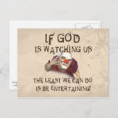 Entertainment Briefkaart (Voorkant / Achterkant)