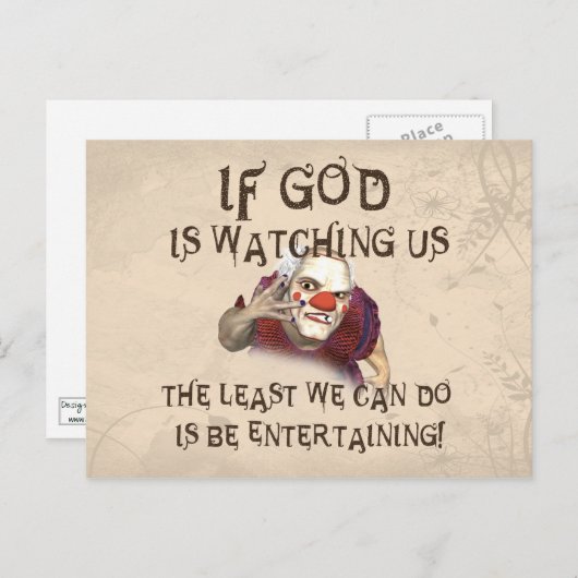 Entertainment Briefkaart (Voorkant / Achterkant)