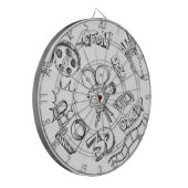 Entertainment Doodles Dartbord (Voorkant Links)