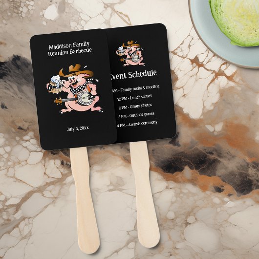 Entertainment Family Reunion Evenementenschema Aan Handwaaier