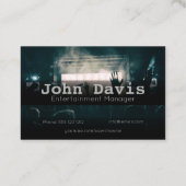 Entertainment Manager visitekaartje (Achterkant)