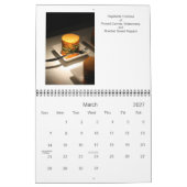 Entertainment met voedsel kalender (Mar 2027)