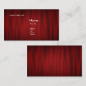 Entertainment visitekaartje (Voorkant / Achterkant)