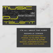 entertainment-visitekaartje visitekaartje (Voorkant / Achterkant)