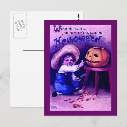  entertainmenthalloween briefkaart (Voorkant / Achterkant)