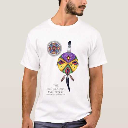 Entheogene evolutiemast t-shirt (Voorkant)