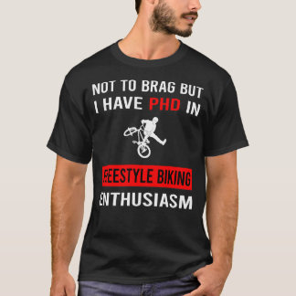 Enthousiasme Freestyle Fietsen Fietser T-shirt