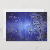 enthousiast blauw - Uitnodiging tot Jubileum (Voorkant)