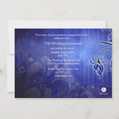 enthousiast blauw - Uitnodiging tot Jubileum (Achterkant)