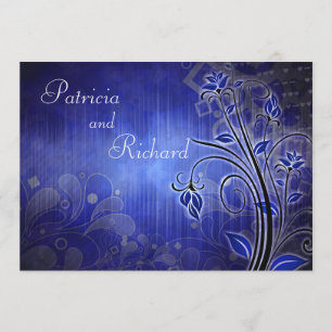 enthousiast blauw - Uitnodiging tot Jubileum