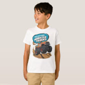 Enthousiast Kind en Monster Truck T-shirt (Voorkant volledig)
