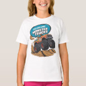 Enthousiast Kind en Monster Truck T-shirt (Voorkant)