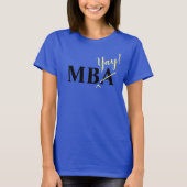 enthousiast MBA Afstuderen T-shirt (Voorkant)