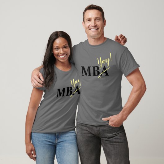 enthousiast MBA Afstuderen T-Shirt (Unisex)