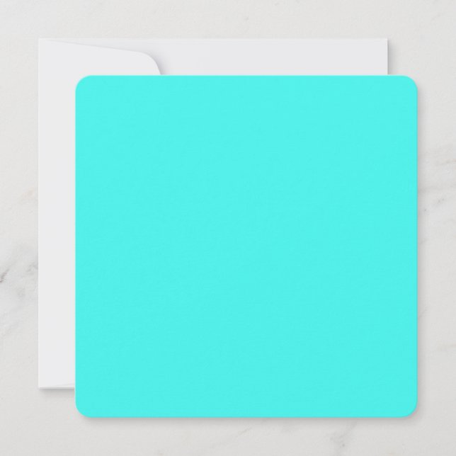 enthousiaste Aqua Blue Turquoise Color (Voorkant)